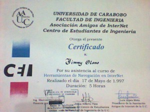 Asociación de amigos de internet UC+INGENIERÍA 1997