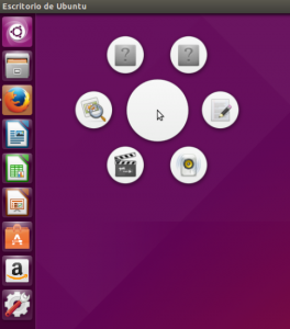 GNOME-Pie CTRL+ALT+A aplicaciones