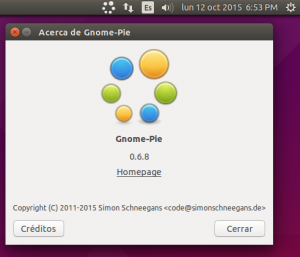 GNOME-Pie Créditos