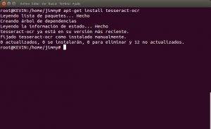 apt get install tesserac-ocr