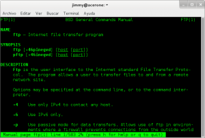 man ftp (4.2 BSD)