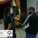 Entrevista a Oscar Zambrano por parte de los medios de comunicación.