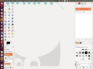 GIMP venta única con menús numerados