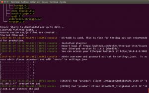 Usando Etherpad-lite en servidor local (4)