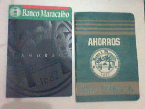 Banco de Maracaibo libretas de ahorro 1994