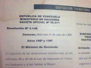 Disposición transitoria ICSVM 1994