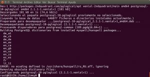 apt-get install PostgreSQL 10 pglogical
