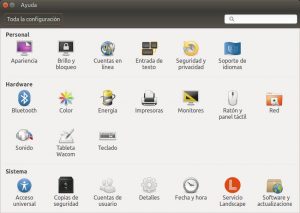 Ubuntu 16 configuración del sistema