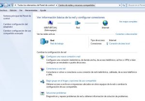 Windows 7 Centro de redes y recursos compartidos