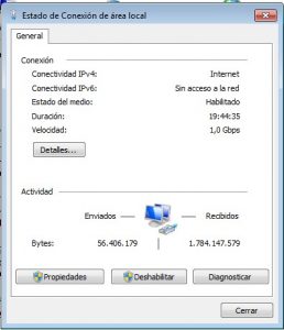 Windows 7 Conexión de área local