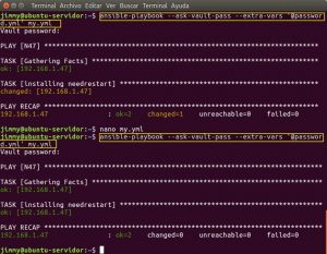 Instalando "needrestart" en un Nodo con Colectivo Ansible