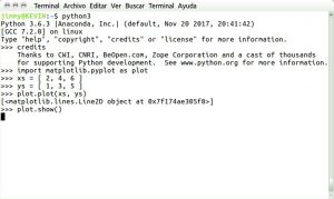 Graficando con lenguaje Python