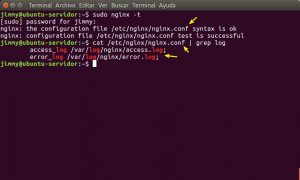 sudo nginx -t