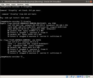 Ubuntu Servidor 18 ifconfig