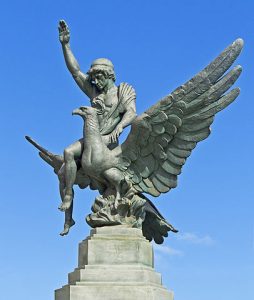 Estatua de la Unión y el Ave Fénix en Santa Cruz de Tenerife, España (Wikipedia https://commons.wikimedia.org/wiki/File:Fenix_01.jpg)