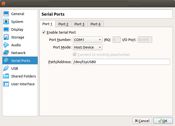 VirtualBox adaptador USB a puerto serial enrutado a máquina virtual con Windows 7