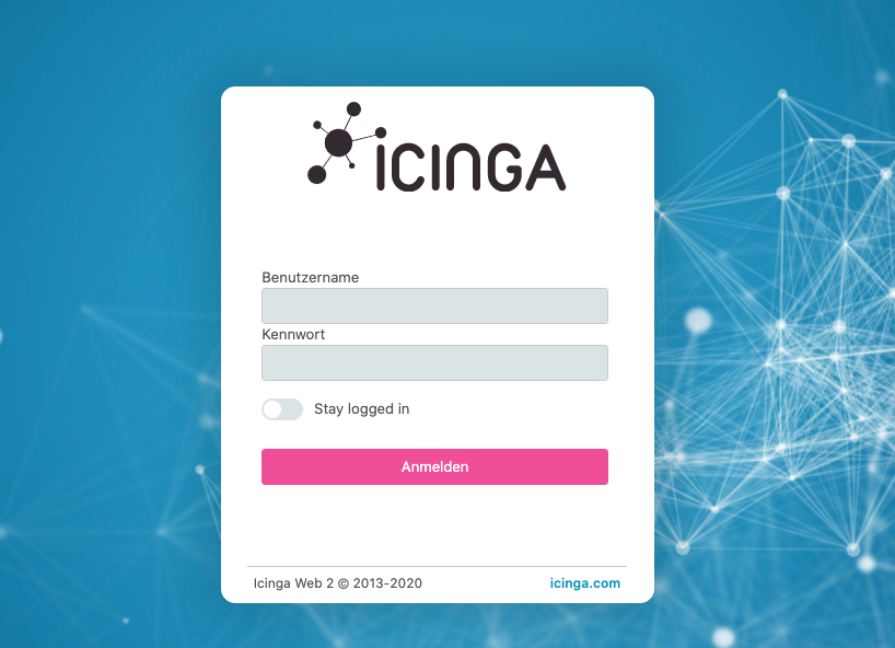 Inicio de sesión en Icinga Web 2 (fuente: captura de pantalla)