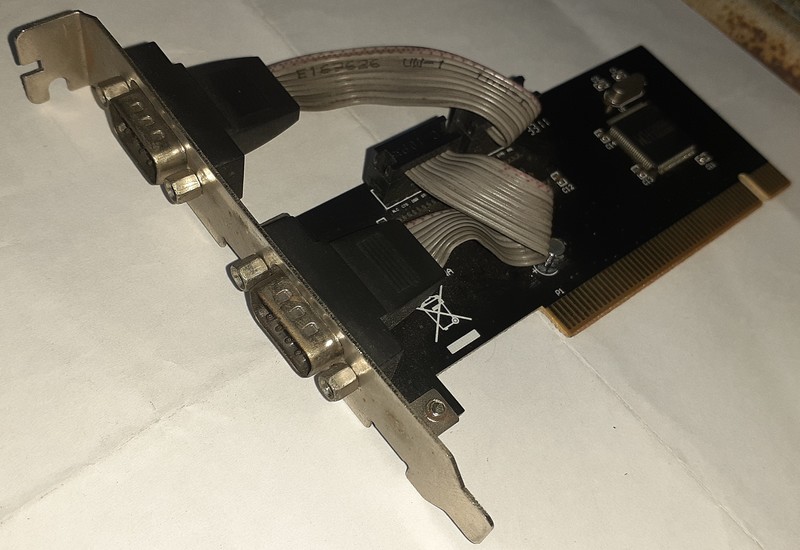 Tarjeta PCI a doble puerto serial DB9