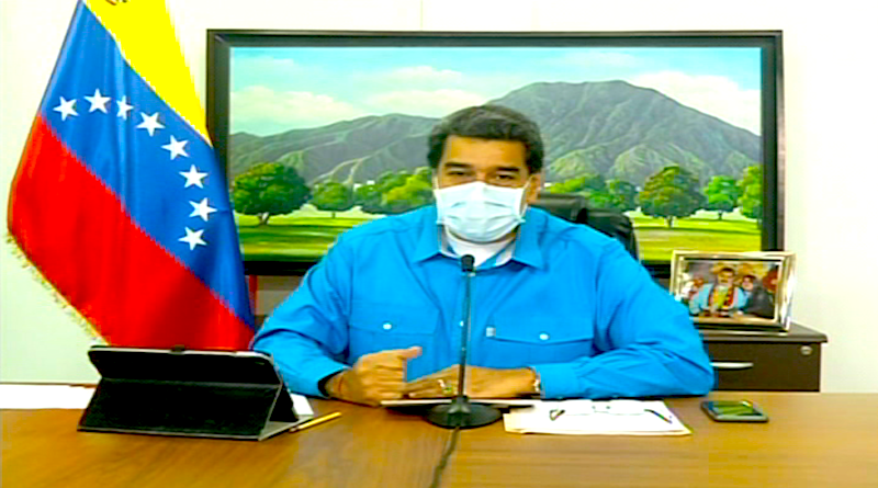Presidente Constitucional Nicolás Maduro Moros en alocución a la nación el día sábado 11 de julio de 2020